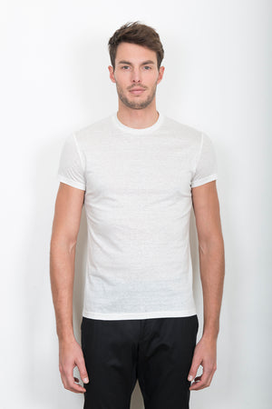 Tee-shirt BASIC lin blanc cassé – Sebastien Blondin
