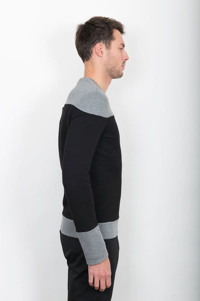 Pull Gris à Motifs Blond+Blond Taille 12 Pour Femme - Occasion Très Bon État (Peu Porté)